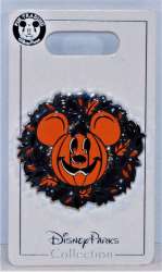 7061 - Halloween 2018 - Pumpkin Mickey Mouse Wreath alternate image