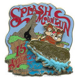 'Attraction Anniversaries - Splash Mountain 15th Anniversary - Chip 'n' Dale - WDW'