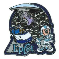 'EPCOT - Mickey, Goofy and Figment with EPCOT Attractions - WDW'