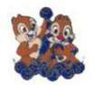 5579 - 2007 Hidden Mickey – Chip and Dale Food - Blueberries - Disneyland Resort alternate image
