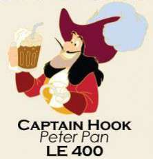 (PTD) Pin Trader&#039;s Delight Series - Captain Hook - DSSH