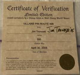 34050 - Pin Route 498 Pin Celebration 2005 - Villains Pin Route 498 - Walt Disney World alternate image