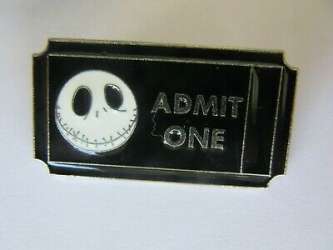 70007 - Admit One Ticket 1971 - Jack Skellington - Walt Disney World alternate image