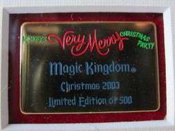 Mickey&#039;s Very Merry Christmas Party (MVMCP) 2003 - Framed Set - WDW