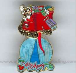 19564 - Mickey's Very Merry Christmas Party (MVMCP) 2004 - Goofy with Sleigh - Walt Disney World alternate image