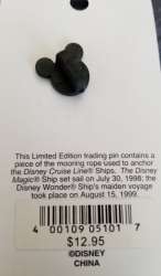 23892 - Piece of Disney History II (WDW) - Disney Cruise Line Disney Magic Mooring Rope - Walt Disney World alternate image