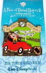 12504 - Piece of Disney History II (WDW) - Mr. Toad's Wild Ride - Walt Disney World alternate image