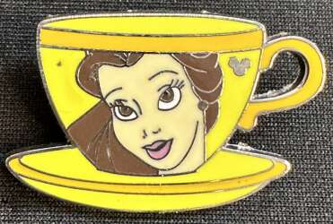 3449 - 2009 Hidden Mickey - Princess Tea Cups - Belle - Disneyland Resort alternate image