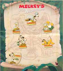 Chester and Hester&#039;s Pin-O-Rama - Mickey&#039;s Pin Adventure Map — Safari Mickey COMPLETER - WDW