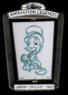 13639 - Animation Legends - Pin of the Month - Jiminy Cricket - April 2002 - Walt Disney World alternate image