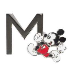 Mickey Mouse ‘M’ Letter Pin