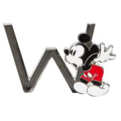 Mickey Mouse ‘W’ Letter Pin