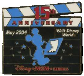 34807 - MGM Studios Cast Exclusive Anniversary - Disney’s MGM Studios 15th Anniversary Clapboards — Animation Mickey CE - Walt Disney World alternate image