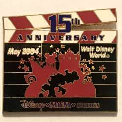 34808 - MGM Studios Cast Exclusive Anniversary - Disney’s MGM Studios 15th Anniversary Clapboards — Park Skyline - Walt Disney World alternate image