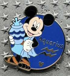 349 - 2012 Hidden Mickey - Zodiac - Mickey Aquarius alternate image