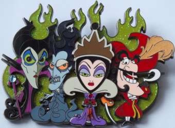 20496 - Pin of the Month - Featured Artist Series - Darren Wilson - Big Head Villain Roundup - Walt Disney World alternate image