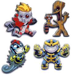 Guardians of the Galaxy Four Pin Set