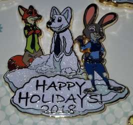 19687 - Happy Holidays 2018 - Nick and Judy Completer Pin alternate image