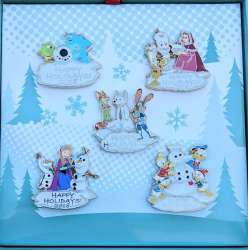Happy Holidays 2018 - 5 Pin Boxed Set - MLT