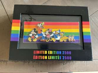 35637 - Rainbow Disney Pride Collection - Mickey and Friends Rainbow Pride Flag Jumbo alternate image
