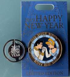 New Year&#039;s Eve/Day - Happy New Year 2019 - Cinderella and Prince Charming - WDW