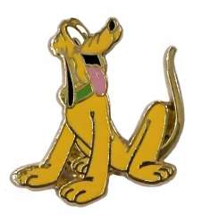 Pluto Sitting Happy