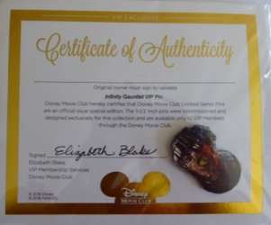 18057 - Disney Movie Club - Infinity Gauntlet #71 DISNEY MOVIE CLUB Exclusive VIP PIN - Disney Movie Rewards alternate image