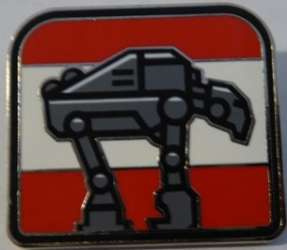 Star Wars: The Last Jedi Booster Pin Set - First Order Heavy Assault Walker only - MLT
