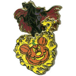 Click to view the Headless Horseman With Mickey Pumpkin details