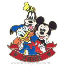 'Disney Visa Card Rewards - Disney Visa Rewards 2008 - Mickey, Donald, and Goofy - MLT'