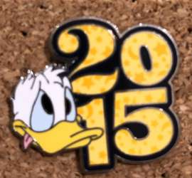 26246 - 2015 Dated Year Pins - 2015 Disney Parks Booster Pack - Donald Duck ONLY alternate image