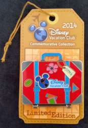 69998 - 2014 Disney Vacation Club Cruise Quarterly Series - Hinged Luggage - Stitch - Disney Vacation Club alternate image