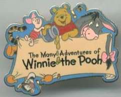 Countdown to Disney&#039;s Pin Celebration - The Many Adventures of Winnie the Pooh Banner - WDW
