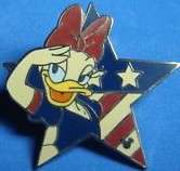 8750 - DLR Hidden Mickey Series 2008: Patriotic Stars Collection - Daisy - Disneyland Resort alternate image