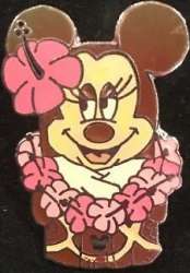2008 Hidden Mickey - Character Tikis - Minnie Mouse - DLR