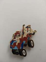 36966 - Disney Shopping Transportation Series - Chip & Dale Riding Roller Skate - Disney Store US alternate image