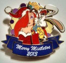 36 - Christmas 2013 - Merry Mistletoe - Jessica and Roger Rabbit - Disneyland Resort alternate image