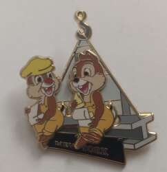 'World Of Disney (NYC) - Chip &amp; Dale New York Construction Workers Slider Pin - DSUS'