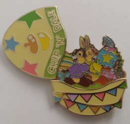 'Easter 2019 - Hinged Easter Egg - Chip &amp; Dale - SDR'