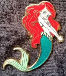 217 - Princess Glitter Pins - Glitter Tail Ariel alternate image
