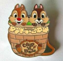 'Pin Trading Carnival 2020 - Popcorn Bucket Mystery Set - Chip &amp; Dale - HKDL'