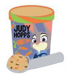 Judy Hopps Carrot Cake Ice Cream