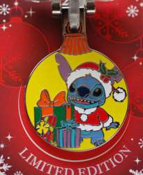 Paradise Pier Hotel - Santa Stitch Ornament