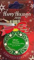 30342 - Resort Holiday Collection 2018: Hinged Ornaments - Grand Californian Hotel & Spa - Chip & Dale Ornament - Disneyland Resort alternate image