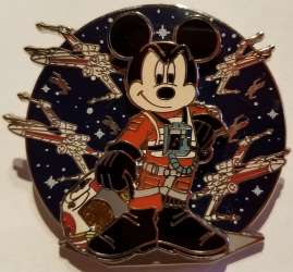 25276 - Disney Characters as Star Wars - Mickey Mouse as an X-Wing Pilot alternate image
