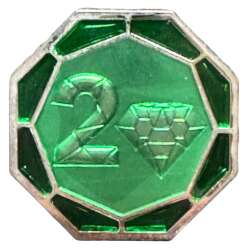 'Pin Trading 20th Anniversary Countdown Puzzle - Disney Pin Trading 20th Anniversary Countdown Logo - MLT'