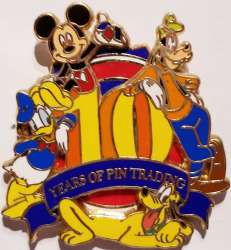 5404 - Disney Pin Trading 10th Anniversary - Logo Pin alternate image