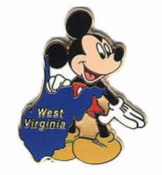 '12 Months of Magic - Mickey State Pin - West Virginia - DSUS'