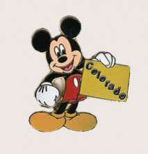 '12 Months of Magic - Mickey State Pin - Colorado - DSUS'