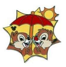24820 - 2007 Hidden Mickey - Chip and Dale Seasons - Summer - Walt Disney World alternate image